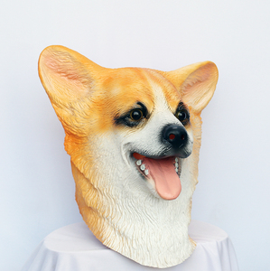 ISO 9001 Máscara <span class=keywords><strong>de</strong></span> <span class=keywords><strong>perro</strong></span> realista Lindo Animal <span class=keywords><strong>de</strong></span> goma Overhead Pascua Cosplay Suministros para fiestas <span class=keywords><strong>de</strong></span> Halloween Máscaras <span class=keywords><strong>de</strong></span> fiesta - Product Image 3