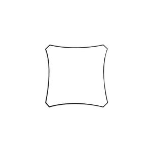 Voile d'ombrage Perel-CARRÉ-5x5 m-COULEUR: CRÈME - Product Image 4