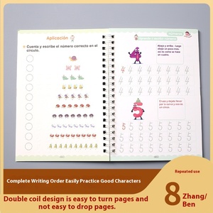 Pluma <span class=keywords><strong>de</strong></span> Control reutilizable mágica versión en español Groove caligrafía cuaderno Groove niños libro <span class=keywords><strong>de</strong></span> escritura a mano para el desarrollo <span class=keywords><strong>de</strong></span> la práctica - Product Image 4