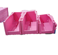 Boîte de rangement pliable personnalisée en plastique PP, réutilisable, pour l'organisation domestique et le déménagement