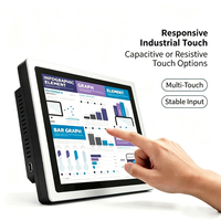 PC Táctil Industrial Todo en Uno, Montaje en Pared, Pantalla Táctil de 15 Pulgadas, Computadora Industrial, Monitor Táctil Industrial con Clasificación IP65