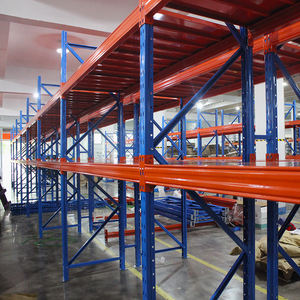 OEM מחסן אחסון מערכת תעשייתית חומר טיפול כבד החובה לערום פלדת מתכת קרן מתלה מזרן - Product Image 5