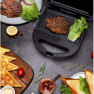 नई डिजाइन नाश्ता निर्माता केक ओवन 4 स्लाइस गैर-छड़ी थाली नाश्ता टोस्ट मिठाई मशीन ग्रिल सैंडविच निर्माता - Product Image 4