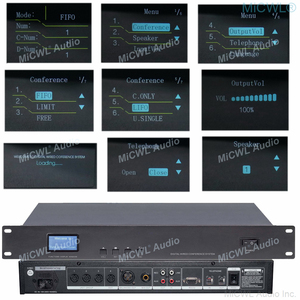 MiCWL Audio haute qualité 32 pièces bureau haut-parleur intégré Microphone de conférence numérique filaire Audio salle de réunion discuter <span class=keywords><strong>micro</strong></span> - Product Image 4