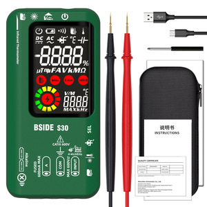 Multímetro Digital BSIDE S30, 600V AC/DC, Medidor de Voltaje, Corriente y Frecuencia, Termómetro Infrarrojo, Uso Profesional - Product Image 5