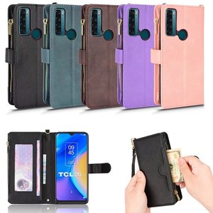 Funda de cuero PU con cierre de cremallera para teléfono <span class=keywords><strong>TCL</strong></span> <span class=keywords><strong>20</strong></span> <span class=keywords><strong>SE</strong></span> - Product Image 6