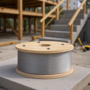 Cable de Acero Inoxidable 316 de 500 pies y 3/16 Pulgadas, Construcción 1x19, para Barandillas de Escaleras - Product Image 2