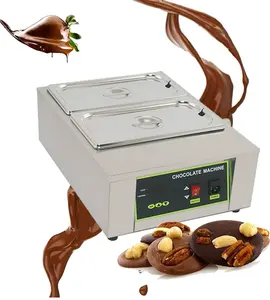 LST New 5 Pan Chocolate Tempering Machine Cheese Melting Equipment Chocolate Melting Machine
