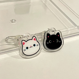 Custom Big Head Xiao Mao <b>Anime</b> Acrylic PVC <b>Keychain</b> High Quality UV Printing Fashion Trend Souvenir Couple Best Friend Schoolbag - Product Image 4