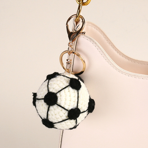 Positive Crocheted Pendant Personalized Desktop Reusable Charms Doll Handmade Basketball <strong>Football</strong> Room Decoration <strong>Christmas</strong> <strong>Gift</strong> - Product Image 4