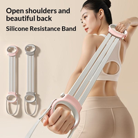 Bande de Résistance en Gros pour Étirements des Jambes avec Pédale, Bande Tubulaire Réglable sur 3 Niveaux (20/40/60 Lbs) pour Entraînement à Domicile