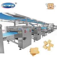 Ligne de production de biscuits Skywin à tension stable, ligne de production de biscuits durs et mous, machine de formage automatique