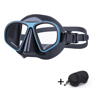 <span class=keywords><strong>Masque</strong></span> de <span class=keywords><strong>plongée</strong></span> en apnée professionnel en silicone ultra-fin pour adultes avec cadre en alliage d'aluminium <span class=keywords><strong>et</strong></span> lentilles en verre à faible volume - Product Image 2