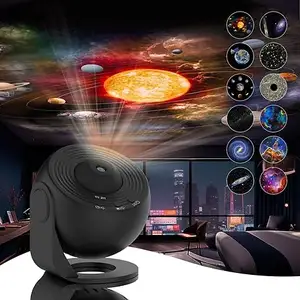 Star Planetarium Projector With Timer 4K 13 HD Film Discs 360 Rotation Space Projector For Kids Adults Bedroom Christmas Decor