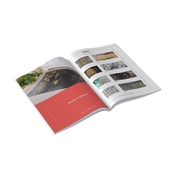 Service d'impression de catalogue professionnel à couverture souple d'usine, livret de haute qualité imprimé à décalage personnalisé
