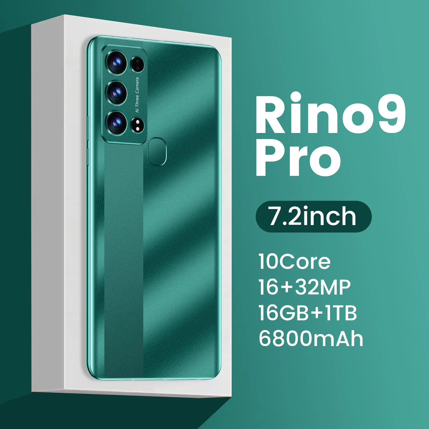 Rino9 Pro-هاتف محمول 5G بالهند, تلفاز ذكي 4k ، 12 + 512 جيجا بايت ، الدفع عند الاستلام ، في الهند