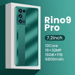 Rino9 Pro 5G 12 + 512GB印度现金交付手机手机印度电视4k智能电视手机