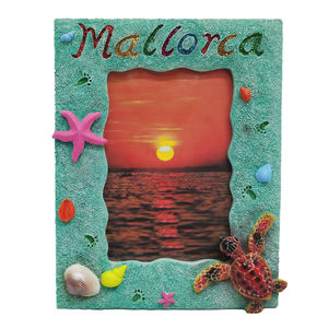 إطار صور/صورات مخصص من الراتنج على شكل جزيرة مالوركا تذكار سياحي إسباني - Product Image 3