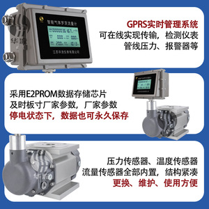 Hualiu Gas Roots <b>Flow</b> <b>Meter</b> DN50 Digital Display Rotary <b>Meter</b> For Hydrogen Nitrogen Liquefied Gas - Product Image 5