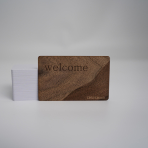 ป้ายชื่อธุรกิจ NFC ไม้ความถี่สูงที่เป็นมิตรกับสิ่งแวดล้อมสำหรับการเชื่อมต่ออย่างรวดเร็วกับ Google Music - Product Image 1