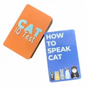 Флеш-карта на английском языке, обучающая игре с кошками, карты для домашних животных, настольная игра