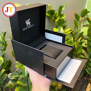 Faux leather <b>watch</b> box Dustproof <b>watch</b> storage <b>case</b> Men's <b>watch</b> organizer box Leatherette <b>watch</b> <b>case</b> - Product Image 5