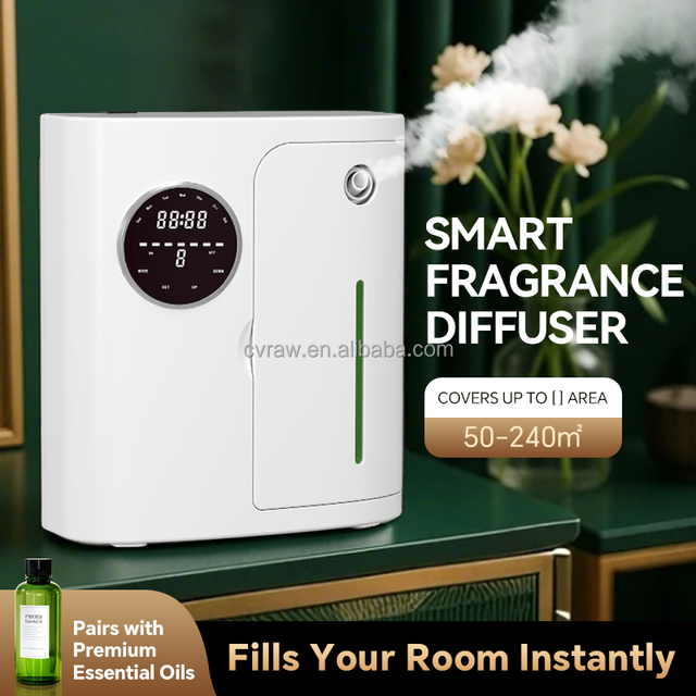 Wall-Mounted Smart  Essential Oil Diffuser - Electric Automatic Nebulizer Air Freshener for Hotel