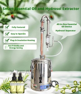 Distillateur à vapeur en acier inoxydable 98L pour l'extraction d'huiles essentielles industrielles, production commerciale d'huile d'agarwood et d'oud - Product Image 3