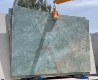 Dalles de pierre de granit vert naturel de haute qualité Granit vert turquoise brésilien pour la décoration d'hôtels et de villas