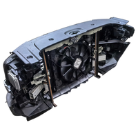 Ensemble de pare-chocs avant d'origine d'occasion pour BYD Formula Leopard 5 avec phares et radiateur, pièces de carrosserie automobile, vente en gros à prix réduit