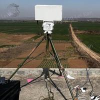 Radar anti-drone aérien bande Ku à balayage mécanique azimutal et balayage d'altitude par fréquence, détection de petits cibles par radar pulsé 100+