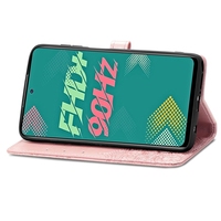 Étui portefeuille en cuir à rabat avec motif floral mandala en relief pour Infinix Hot 11 Play NOTE 11 Pro 11i 11S Hot 11 Smart 6