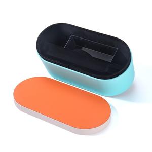 Boîte de rangement pour sèche-<span class=keywords><strong>cheveux</strong></span> <span class=keywords><strong>Dyson</strong></span>, en cuir PU de luxe, portable, avec logo, boîte de rangement pour sèche-<span class=keywords><strong>cheveux</strong></span> - Product Image 4