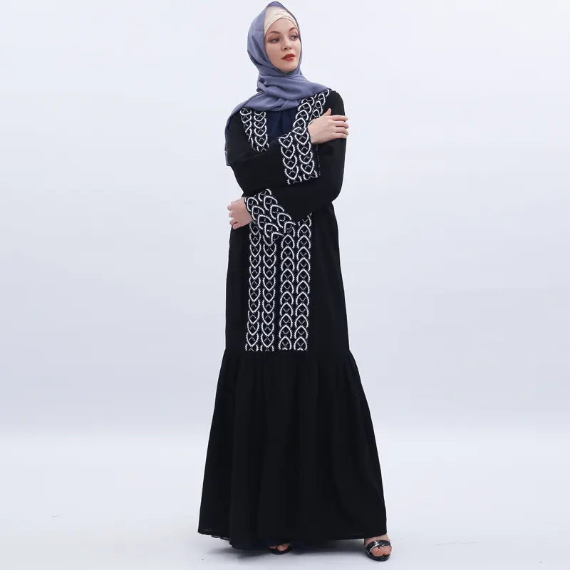 Свободное Летнее Платье макси с длинным рукавом, женское пакистанское кимоно, абайя, Турция, для женщин