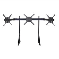 Support universel pour trois écrans de simulation de course avec pied VESA en aluminium 4080 pour 32 moniteurs triples