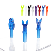 Tir à l'arc Quick-Shot Flèches Inserts en plastique pour ID 0.244/6.20mm Flèche DIY Chasse Tir Nocks