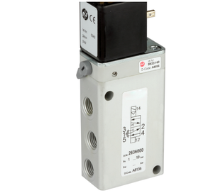 26362650000 Serie 26360 G1/4, 5/2, piloto solenoide / piloto solenoide, sin solenoide - Product Image 5