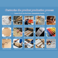 Cajas de Regalo Rígidas de Cartón Reciclado de Alta Calidad y Bajo Precio con Logotipo Personalizado, Laminación Mate, Grabado en Relieve, Forro de Esponja, Ecológicas