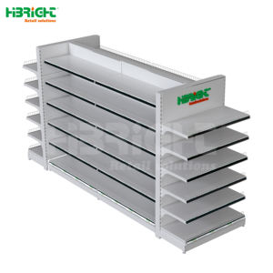 حلول معدات السوبر ماركت المعدنية Highbright وقفة واحدة لأرفف عرض متاجر البقالة الثقيلة ورفوف الجندول - Product Image 2