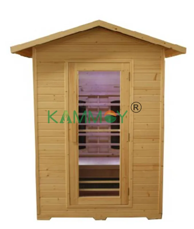 Cask House Sauna raum im Freien 2 Personen Tragbarer traditioneller Haushalt Trocken dampf Kanadische Hemlock Cedar Sauna raum Benutzer definierte Sauna