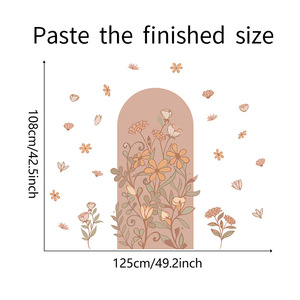 Autocollant mural personnalisé en forme d'arc, décalcomanies pour salon, <span class=keywords><strong>papier</strong></span> <span class=keywords><strong>peint</strong></span> décoratif - Product Image 6
