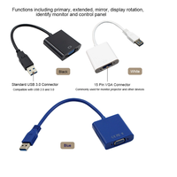Hochgeschwindigkeits-USB-3.0-Stecker auf VGA-Buchse 1080p Multi-Monitor Video-Adapterkabel