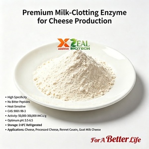 เอนไซม์นมชนิดรีคอมบิแนนท์ ซีมอสิน พรีเมียม ยี่ห้อ ZEAL (CAS 9001-98-3) เกรดอาหาร สำหรับทำ<span class=keywords><strong>ชีส</strong></span> อายุการเก็บรักษา 24 เดือน เก็บรักษาในที่แห้งและเย็น - Product Image 1