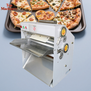 Máquina prensadora de Pizza semiautomática de importación de gran oferta, laminadora de masa comercial para pizzería y servicio de comida de catering - Product Image 1