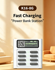 Batterie externe 20000 mAh à charge rapide pour smartphones, avec 8 emplacements, spécialement conçue pour l'Afrique, personnalisable - Product Image 1