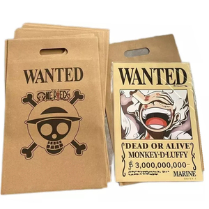 10 pièces/ensemble Nouveaux affiches de recherche de <span class=keywords><strong>Luffy</strong></span> de 3 milliards de bounties, quatre empereurs, décoration murale vintage, jouets, affiche d'anime en papier, artisanat en plastique - Product Image 1