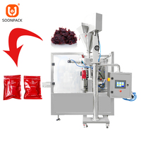 Machine d'emballage entièrement automatique pour sacs préformés de chicha, machine d'emballage de sacs de mélasse de chicha à huit stations