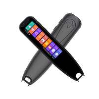 Stylo traducteur intelligent portable, écran tactile IPS, traduction vocale en 134 langues, appareil de traduction par scan, blanc + noir, Wi-Fi, MP3