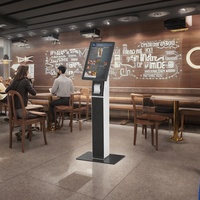 Kiosque de terminal de paiement à commande automatique de 21.5 ''à écran tactile sur pied de restaurant