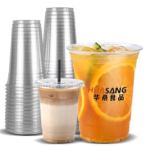 แก้วชาไข่มุกทรงตัวยูแบบใช้แล้วทิ้ง  ออกแบบโลโก้ได้ตามต้องการ  ขนาด 360 มล. 500 มล. 700 มล.  แก้วพลาสติก PP สำหรับใส่ชา sữa  ใช้ซ้ำได้ พร้อมฝาปิด - Product Image 2